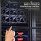 Ivation 43-Bottle Wine Cooler, Dual Zone Compact Freestanding Wine Fridge with Lock